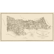 Goochland County Virginia - Cafsell 1863 - 23.00 x 42.25 - Glossy Satin Paper