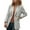 Grey, variant on Casual Blazers for Women 2025 Long Sleeve Notch Lapel Collar Business Casual Work Office Jacket with Pockets