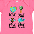 thumbnail image 4 of Inktastic Earth Day Plant a Tree Save the Bees Save the Seas Love Your Mother Earth Boys or Girls Baby Bodysuit, 4 of 5