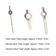 thumbnail image 4 of Manecilla De Reloj, Aguja De Reloj Luminosa, Para Movimiento E2035 Para Relojeros De Reparación Wacth YLSHRF Luminous    Watch Needle, 4 of 8