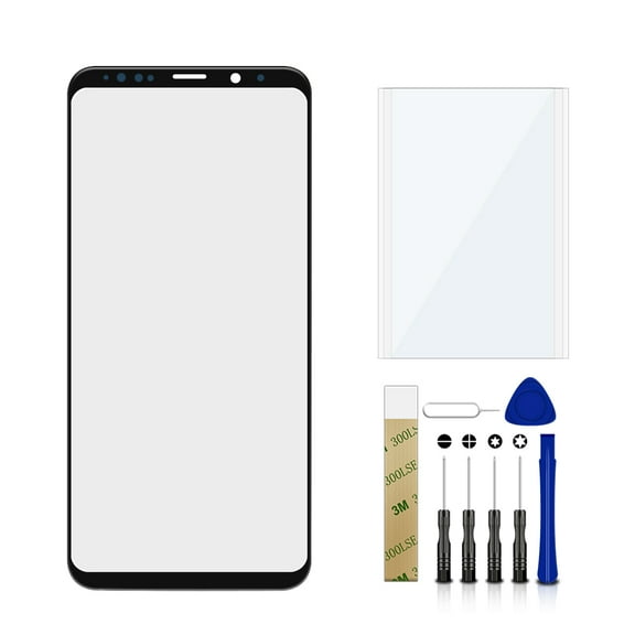 For Samsung Galaxy S9  Plus SM-G965U1 G965U1 Replacement Front Outer Glass Lens Screen Tool