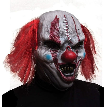 Morbid Enterprises Creepy Clown Face Adult Vacu-Form Costume Mask