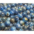 thumbnail image 2 of 8mm Kyanite Round Beads Genuine Gemstone Natural Jewelry Making, 2 of 6