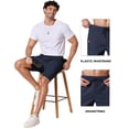 thumbnail image 3 of COOFANDY Mens Cotton Shorts Casual Classic Chino Stretch Drawstring Summer Shorts with Pockets, 3 of 6