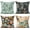 Colorful Flowers, variant on Outdoor Patio Furniture Throw Pillow Covers Spring Flowers Bench Cushion Covers Colorful Floral Summer Pillowcases 18x18 Set of 4 for Porch Sofa Bed