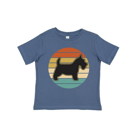

Inktastic Scottie Dog Vintage Scottish Terrier Gift Toddler Boy or Toddler Girl T-Shirt