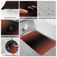 thumbnail image 6 of Red Black Ombre Bath Mat 3 Piece Bathroom Rug Set, Modern Gradient Abstract Art Non Slip Bath Rug Contour Mat and Toilet Lid Cover, Absorbent Shower Mats Soft Bath Rugs and Mats Sets, 6 of 8