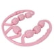 thumbnail image 5 of Rodillo de masaje para piernas con 7 ruedas, masajeador integral para aliviar el dolor muscular, rodillos para pantorrillas y muslos, color rosa, 5 of 14