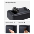 thumbnail image 4 of 1.3 Gallon Trash Can with Lid, 5L Fingerprint Proof Stainless Steel Kitchen Trash Can with Removable Inner Bucket and Lid Soft Close, Pedal Rubbish Binfor Home, Kitchen, Office（Black）, 4 of 7