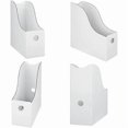 thumbnail image 1 of Magazine Holder - (2-pack, white), decorative, easy to assemble and store, 1 of 5