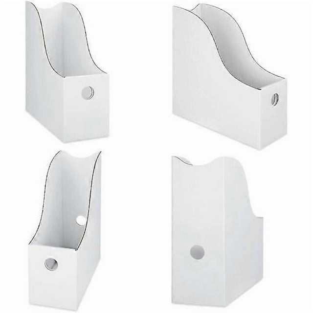 Magazine Holder - (2-pack, white), decorative, easy to assemble and store