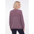 thumbnail image 2 of Ellos Plus Size Pointelle Yoke Pullover Sweater, 2 of 4