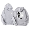 thumbnail image 4 of Sudadera con capucha de Attack on Titan para hombre, sudaderas con capucha de Anime para hombre y mujer, ropa de calle, jersey Harajuku Shingeki No Kyojin, sudaderas con capucha, 4 of 5