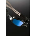 thumbnail image 5 of Michael Phelps Blue Titanium Mirrored Ninja Goggles, Black/White, 192230, 5 of 5