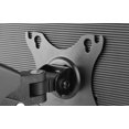 thumbnail image 5 of Rocelco Premium Soporte de escritorio para doble monitor con USB 2.0 y puerto de audio - Se adapta a pantallas planas LCD LED dobles de 13"" - 27" - Brazo ajustable neumático de asistencia de movimien, 5 of 5