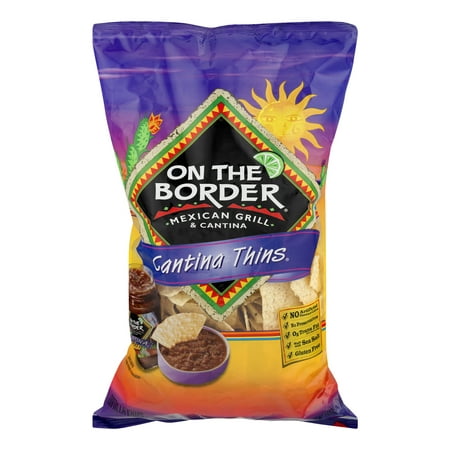 On the Border Mexican Grill & Cantina Thins Tortilla Chips, 16 Oz ...