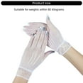 thumbnail image 5 of Simple Fishnet Gloves For Bridal Event Stretchable Short Gloves Mesh Sunproof Handwear for Wedding and Theme Occasion, 5 of 9