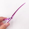 thumbnail image 3 of 12 pinzas de acero inoxidable para peluquería, pinzas de pico de pato, herramienta de peluquería (rosa), 3 of 5