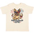 thumbnail image 3 of Inktastic Star-spangled Cutie Dog USA Boys or Girls Toddler T-Shirt, 3 of 5