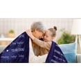 thumbnail image 3 of FILO ESTILO Grandma Gift for Birthday, Mothers Day Gifts for Grandma from Grandkids, Granddaughter, Grandson, Grandmother Throw Blanket, Presents for Grandma, 60x50 Inches (Fleece, Blue), 3 of 6