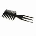 thumbnail image 4 of black  Big Teeth Double Side Tooth Combs Barber Hair Dyeing Cutting Coloring Brush Hair Brush Man Hair Styling Tool, 4 of 5