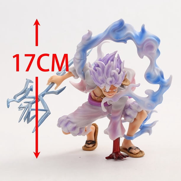 One Piece Sun God Interior a Gear 5 PVC figura de acción mono D Luffy Anime decoración juguete para niños niñas regalo zhangyuxiang unisex