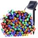 thumbnail image 2 of Joomer Luces solares navideñas 39 pies 100 LED 8 modos Luces solares de cadena Luces solares impermeables para decoraciones navideñas (Multicolor), 2 of 4