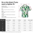 thumbnail image 5 of Honeii Cactus Plants Print Men’s Hawaiian Shirt,Classic Button-Down Short Sleeve Shirt, for Beach, Vacation, and Outdoor Activities,XX-Large, 5 of 7