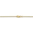 thumbnail image 4 of 14k Yellow Gold 24 Inch 1.6mm Round Link Cable Chain Necklace Pendant Charm, 4 of 9