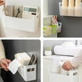 thumbnail image 4 of Desktop Wall Mounted Storage Rack Organizer for Dormitory Bunk Bed No Drill Installation Space Saving Artifact, 4 of 4