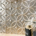 thumbnail image 3 of FASÄDE Rings Decorative Vinyl Backsplash 15 sq ft Kit in Vintage Metal, 3 of 6