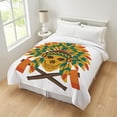 thumbnail image 3 of CafePress - Native Skull Headdress - Queen Duvet, 3 of 4