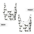 thumbnail image 5 of Lsque Dachshund Dog Puppy Printed Women'S Sports Bra, Compression, Moisture Wicking, High-Impact Sports Bra For Women,Supportive sports bra-Large, 5 of 9