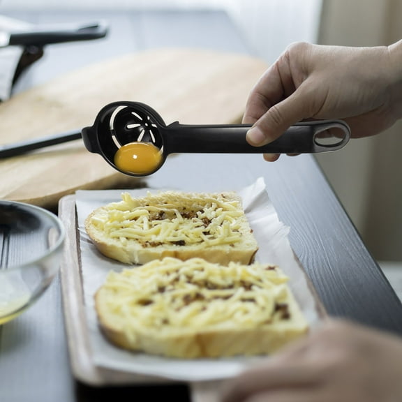 Egg White Yolk Separator Tool,Kitchen Utensils Plastic Egg White Yolk Separator,7.7'' x 2.4''Egg White Yolk Separator Strainer, Kitchen Baking Gadget