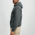 thumbnail image 3 of Athleisure Sweatshirts for Men Fashion Men's Relaxation Sport Hooded Pullover Sweatshirt Long Sleeve Solid Hoodie Casual Daily Wear Essentials Casual Top Wear, 3 of 7