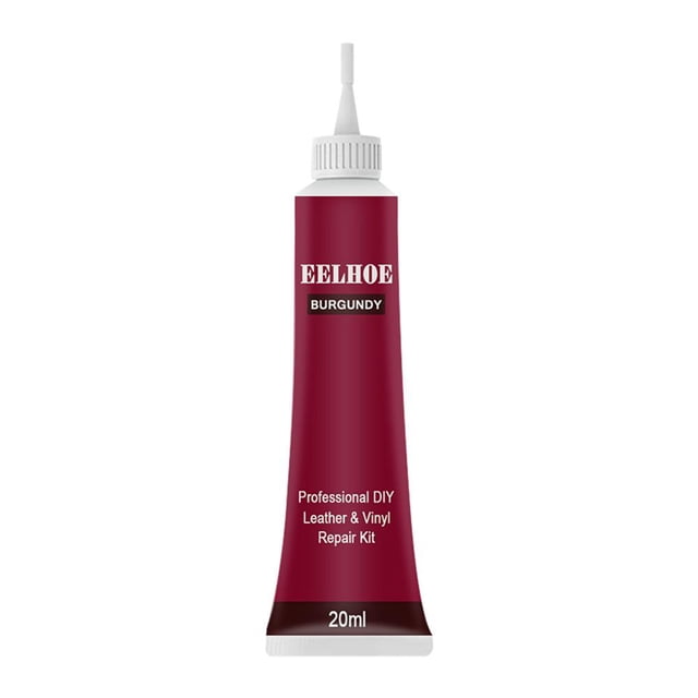Pasta de reparación de cuero 20ML Gel de reparación para sofá Muebles Chaqueta Vino Rojo Rojo