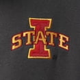 thumbnail image 3 of Men's Colosseum Charcoal Iowa State Cyclones Tortugas Logo Quarter-Zip Jacket, 3 of 4