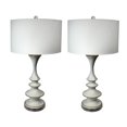 thumbnail image 1 of Verano Tall Contemporary Table Lamp, White - Set of 2, 1 of 1