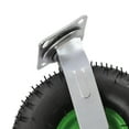 thumbnail image 6 of 10" Pneumatic Caster Wheel Set – Heavy-Duty Rubber Wheels with Bearings for Carts, Furniture & Equipment – 4 Pack (2 Swivel, 2 Fixed) – 275 lbs Load Capacity, Anti-Skid, Smooth Movement, 6 of 12