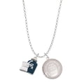 thumbnail image 1 of Delight Jewelry Silvertone Blue Prescription Bottle To the World You are a Mother Locket Necklace, 1 of 4