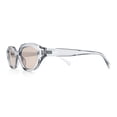 thumbnail image 6 of Retro Vintage Style Hipster Beveled Plastic Geometric Cat Eye Sunglasses Slate - Light Beige, 6 of 8
