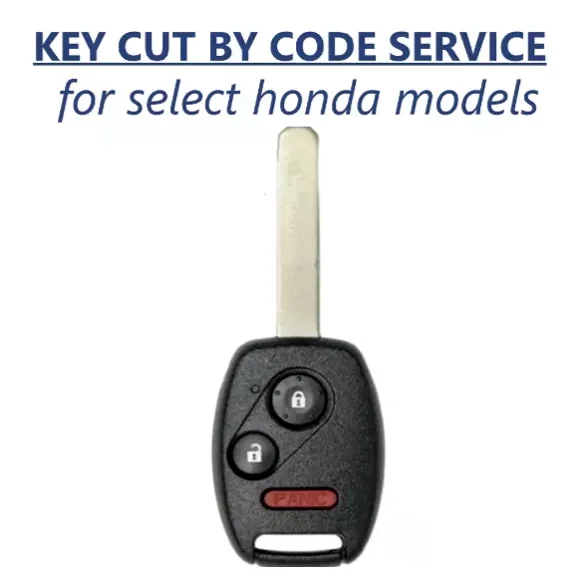 KEY CUT   Remote Key for Honda Civic 2006-2013 4 Button N5F-S0084A 35118-SVA-305 VLS
