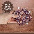 thumbnail image 7 of 3dRose, William Morris Cherwell Chintz Pattern in Blue and Orange, Set of 4 Coasters - Soft, 7 of 7