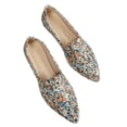 thumbnail image 7 of Women's Pointed Toe Loafers Comfortable Slip On Flats with Flexible Walking Sole and Business Casual Style Office Work Shoes Business Casual Footwear Dressy Slip On Shoes Commuter Shoes, 7 of 7