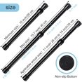 thumbnail image 3 of Spring Tension Rod, Goowin Small Tension Rod, 5/8" Diameter No Drilling Expandable Short Tension Rods Spring Rods, Tension Rods for Closet, Cupboard, Hanging Clothes, Black, 4 Pack (10-15.7 inch), 3 of 7