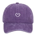 thumbnail image 2 of sususu Men'S Hats Classic Adjustable Baseball Cap with Curved Visor and Twill Fabric for Everyday Style Purple, 2 of 4