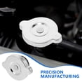 thumbnail image 2 of KAKOWELY radiator cap pressure Stainless Steel Radiator Cap for Car Modification High Pressure Radiator Cap Replacement Universal Metal Engine Coolant Cap, 2 of 4