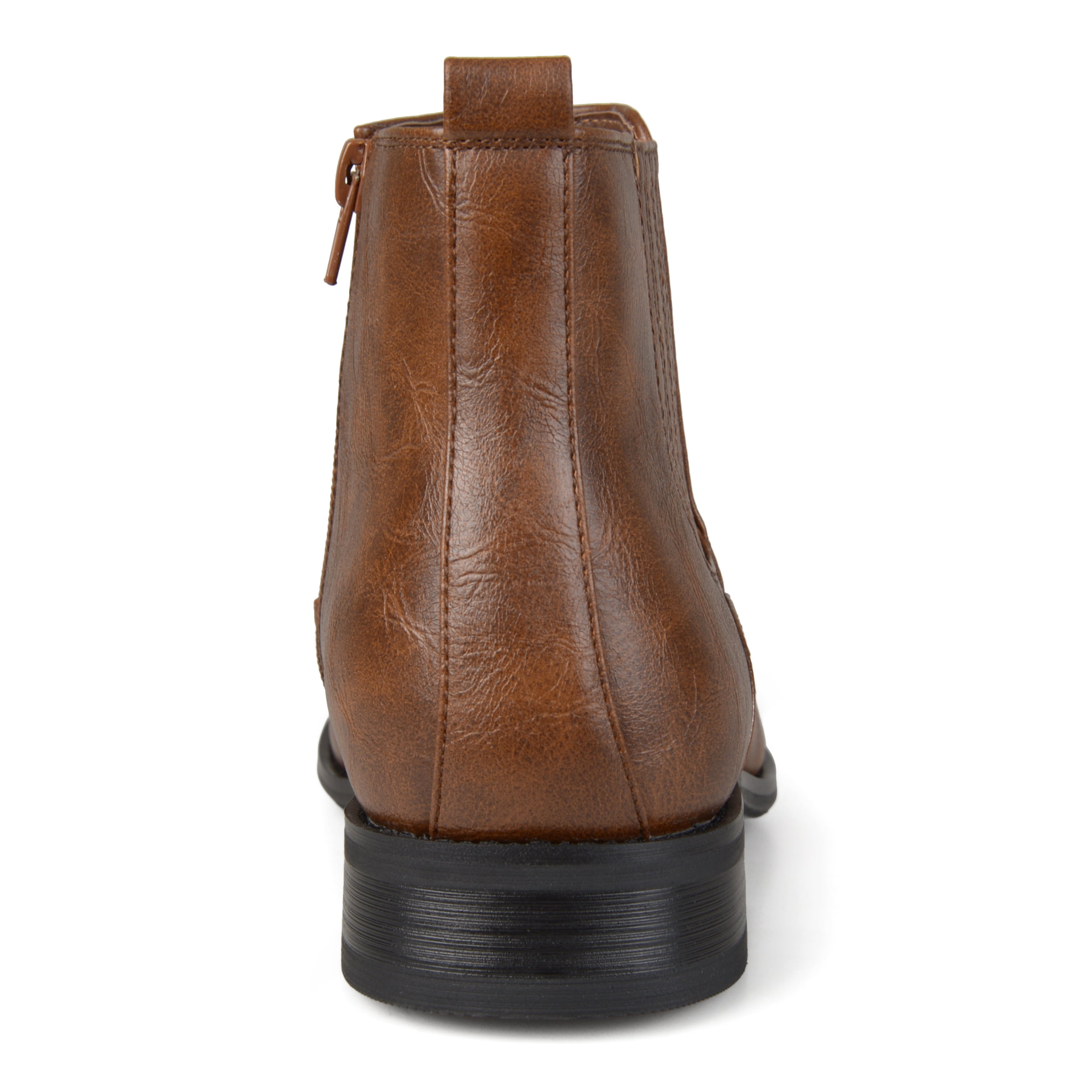 Vance Mens Alex Zip-up Cap Toe Dress Boot, Widths Available 