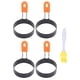thumbnail image 1 of Círculos de huevo para cocinar, 4 moldes para huevos, herramientas de cocina fáciles de moldear para huevos, parte superior de la línea, 1 of 8