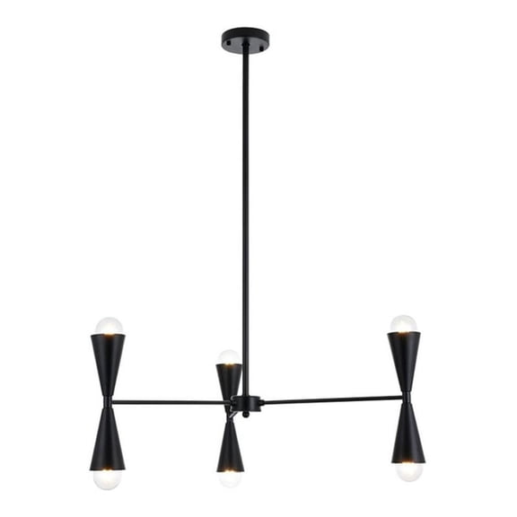Cade 34 inch pendant in black